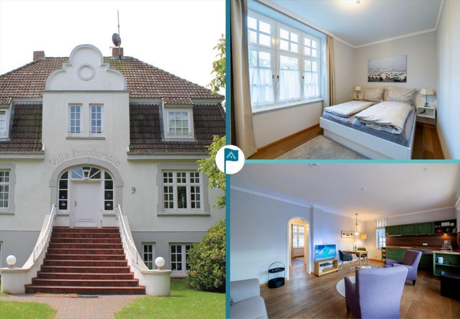 Villa Friedericia, Wohnung 3-Hochparterre links Wyk auf Föhr Esterno foto