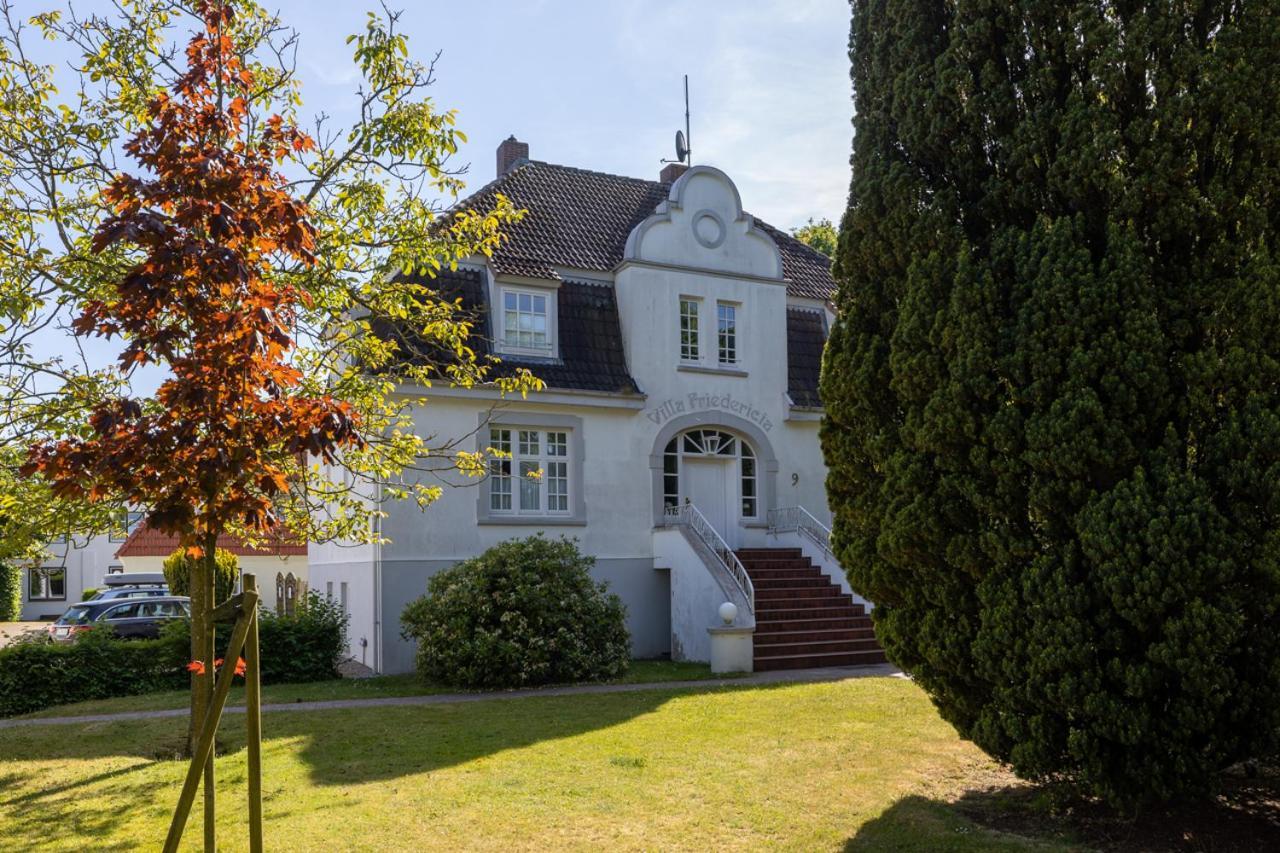 Villa Friedericia, Wohnung 3-Hochparterre links Wyk auf Föhr Esterno foto